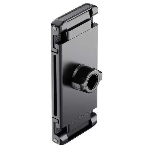 Foldable adjustable phone and tablet holder for desk use